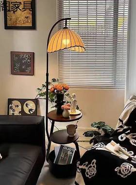 体古风法式复古27303茶中几落灯地灯客厅氛围一灯沙发卧室床头柜