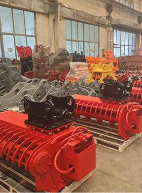 悍迪LNP掘机属具草机三割一挖挖掘机挖掘机破碎锤炮头