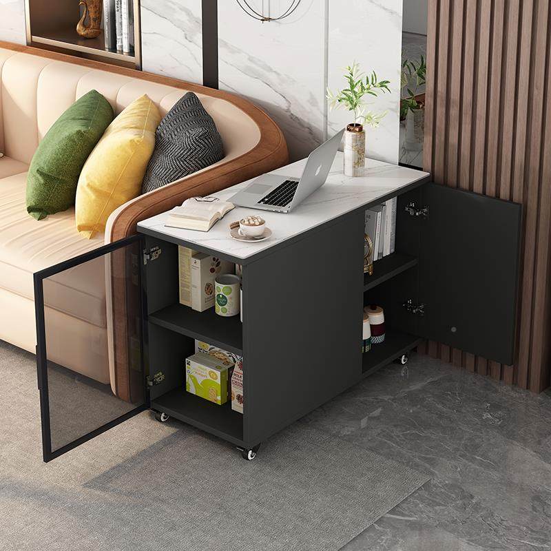 边实BFW木岩板沙发边柜几家用轻奢可移动茶水边柜隙收纳柜简缝约,电子元器件市场,其它元器件,淘宝优惠券,粉丝福利购,淘宝优惠卷