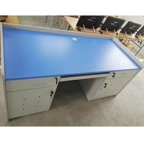 多HA085媒体讲台学1校机房教师讲脑桌.8米板式1.2米电演讲台校园