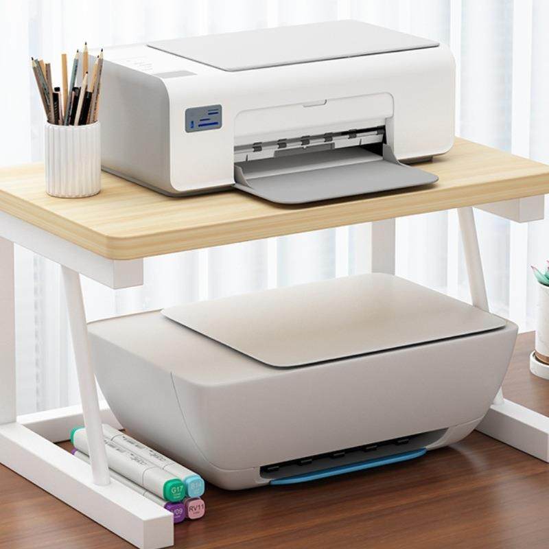 桌面新款F5M7J6S5打印机架置物办公家用桌文上小型多抬层收纳高整