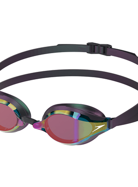 speedo速比涛新款鲨鱼皮竞速泳镜socket2代高清防雾游泳眼镜男女