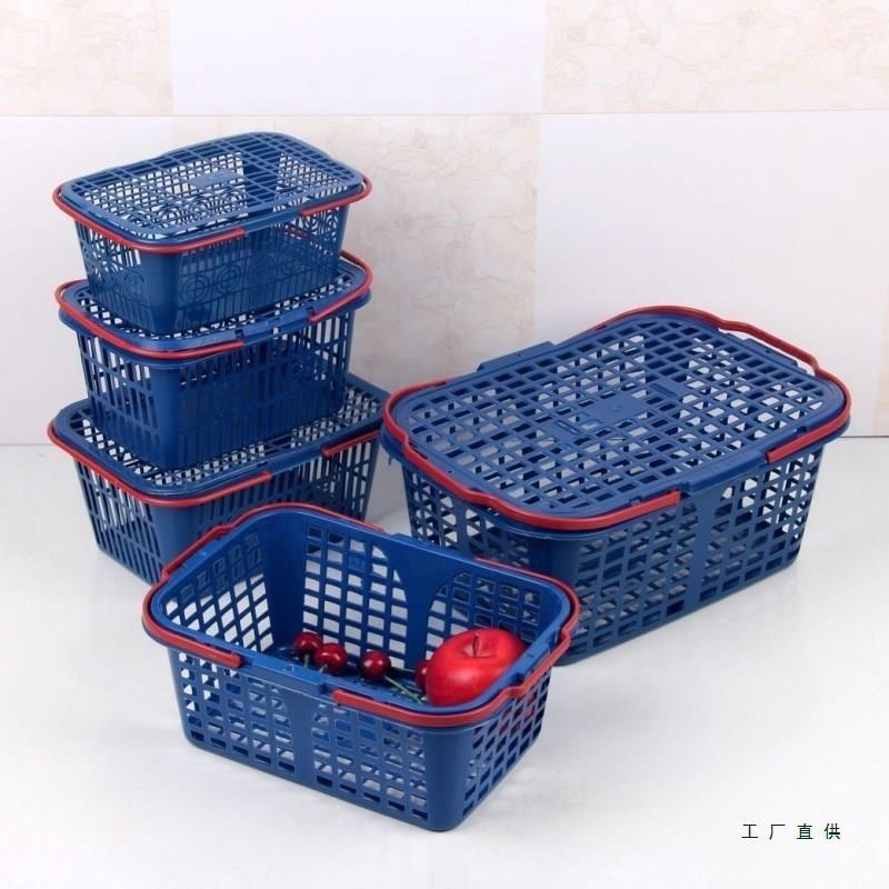 梅采摘蓝小筐子塑子桑料装水果容器F98STJM7杨梅框鸡杨蛋篮子摘草