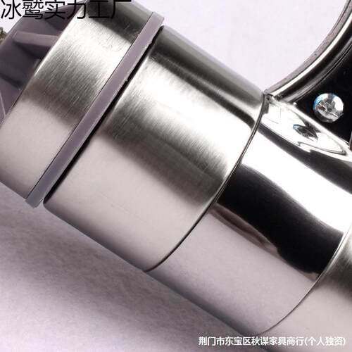 新款厨房小型面条机女家用手动手摇手拧压面机挤面不锈钢饸饹机