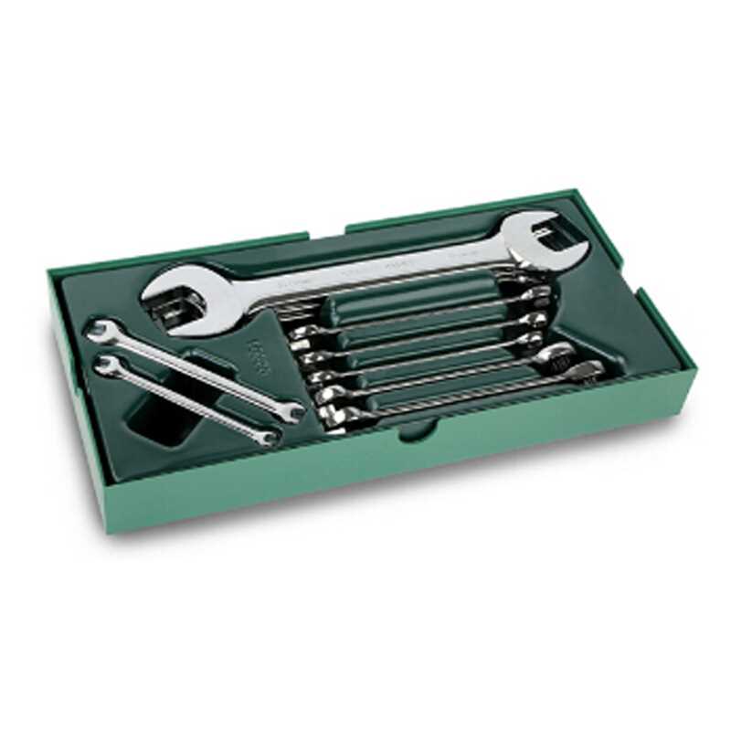 世达SATA 双开口扳手/两用扳手10件套综合性组合工具否09904Sata/