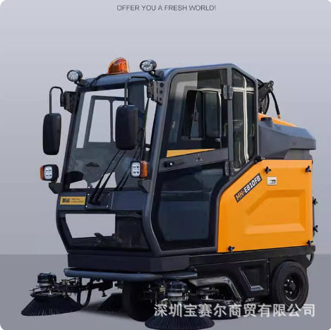 明诺锂电款清扫车MN-E810FB驾驶式扫地机物业道路环卫电动扫地车
