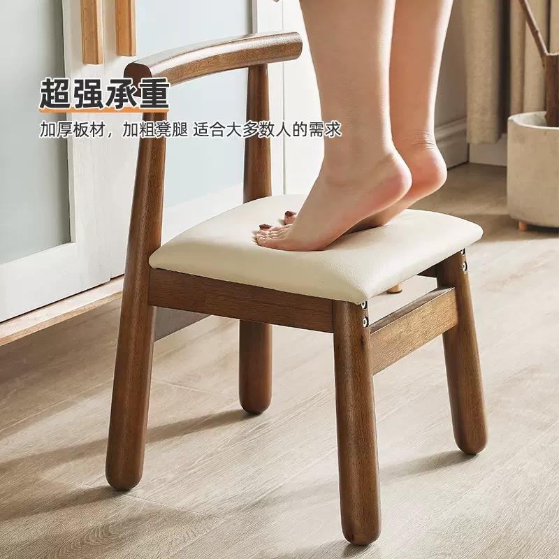 实木儿童小椅子靠背椅家用宝宝写字矮凳板凳大人可坐结实凳子