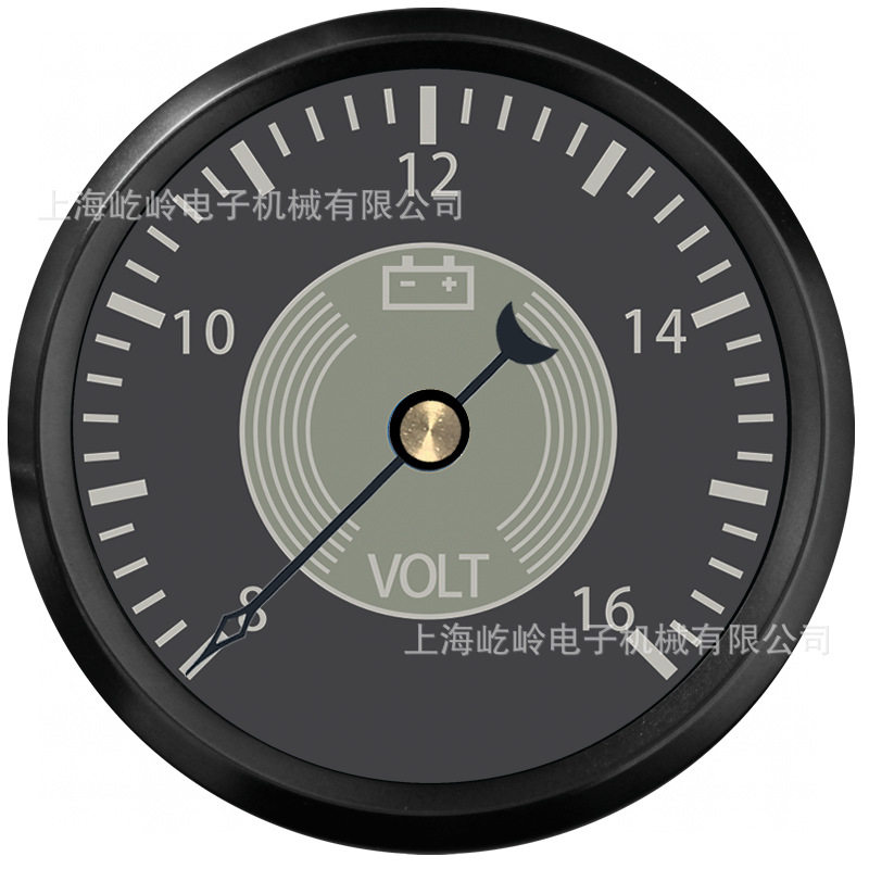 52mm复古指针电压表8-16V 汽车房车轮船游艇改装通用表