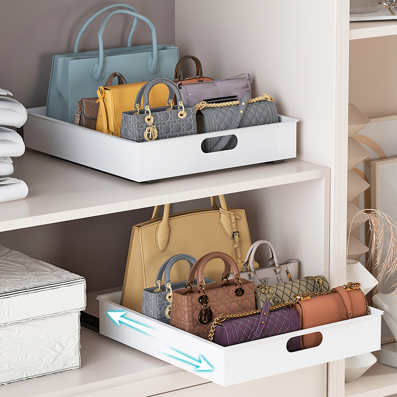 速发柜纳神器存物置放架收盒衣柜内衣橱家用架子皮包大包抽屉