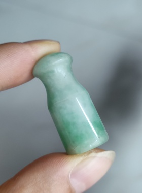 老翡翠阳绿色烟嘴旱烟袋加粗加长传统老式烟杆烟锅烟斗烟具配件