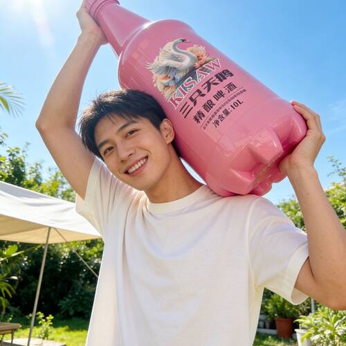三只天鹅10L啤酒全麦精酿巨无霸啤酒10度超大桶