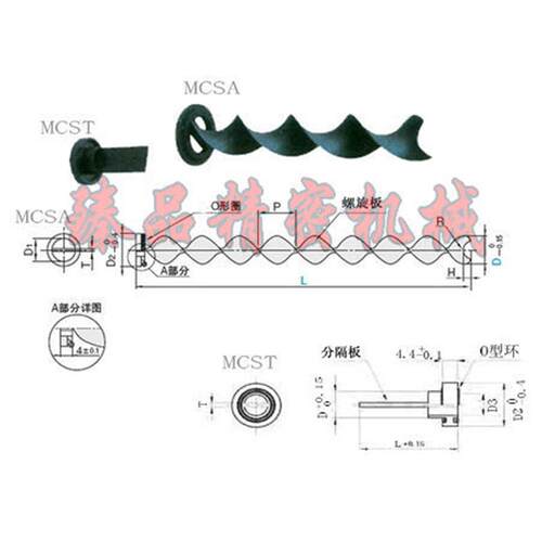 供应螺旋水套MCSA，MCST