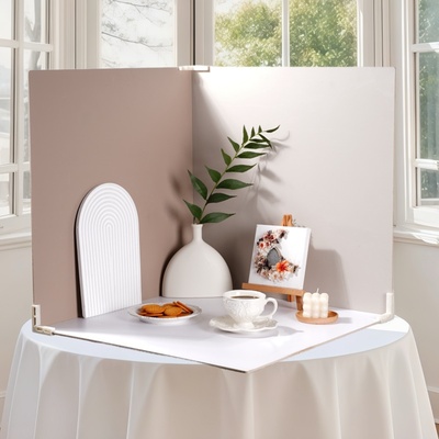 拍照背景板白色PVC背景布摄影道具手办首饰蛋糕化妆品ins拍摄背景