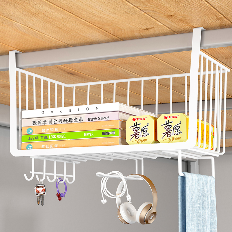 速发宿舍悬器床下置物架学生床头上铺寝挂收纳挂篮神室上下铺零食