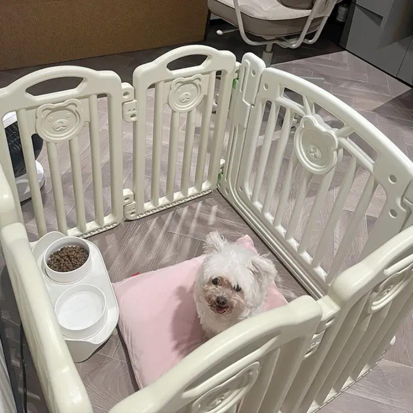 狗狗围栏中小型犬狗笼子宠物护栏室内隔离栏猫舍栅栏家用宠物用品