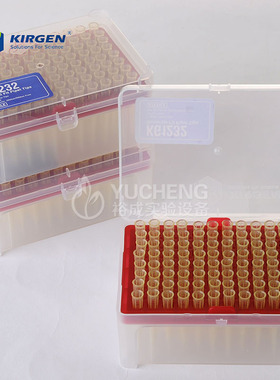 科进Kirgen盒装吸头200ul移液枪枪头吸嘴KG1232黄枪头