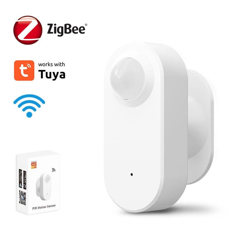 tuya涂鸦WiFi/ZigBee人体移动传感器带支架昼夜实时监控手机警报