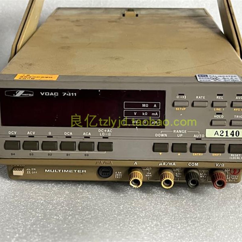 二手日本 VOAC 7411台式自动调档四位半数字万用表