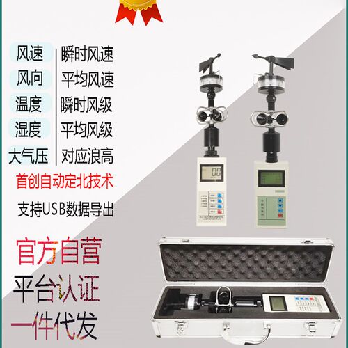 朋利驰手持式风速风向仪微型气象仪测风仪风向测量仪户外用气象站