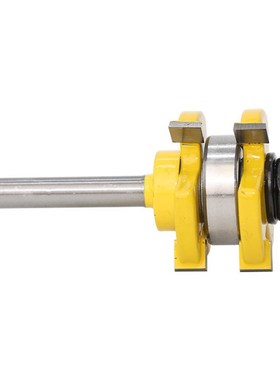 直销3齿T型榫合方齿地板拼板木工铣刀 镂刀 黄漆