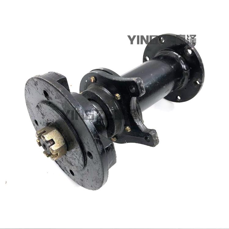 改装四轮沙滩车差速后桥半轴法兰座自制卡丁车配件半轴悬挂后桥