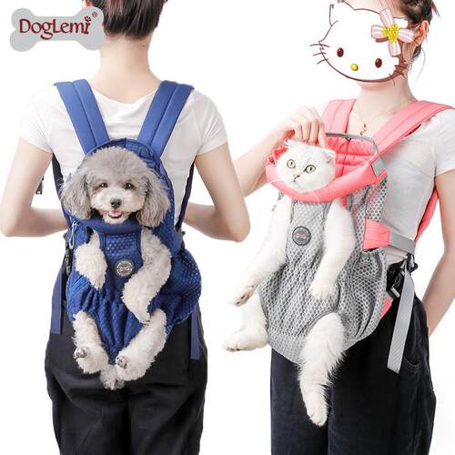 宠物包外出胸前背包宠物双肩包外出背包透气网布狗包猫包宠物背包