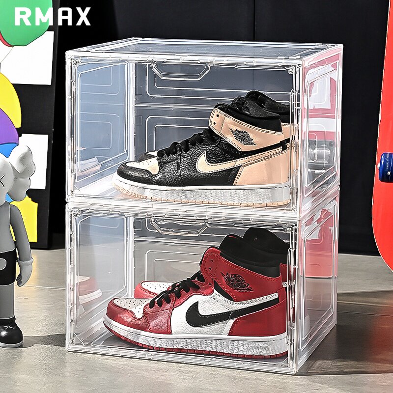 RMAX透明鞋子收纳盒aj鞋盒收纳盒神器省空间球鞋鞋柜鞋架子鞋收纳,收纳整理,鞋盒,淘宝优惠券,粉丝福利购,淘宝优惠卷