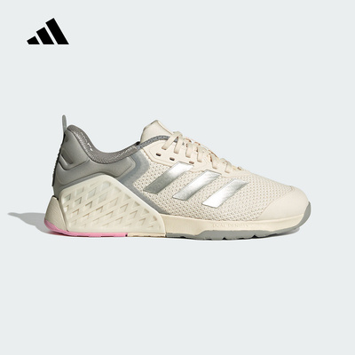 adidas阿迪达斯深蹲硬拉力量鞋2025秋女DROPSET 3训练鞋 JR1678