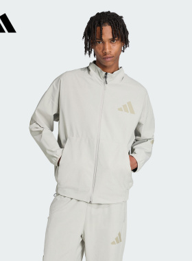 adidas阿迪达斯「真治愈」凉感外套2025秋男ZNE梭织夹克 KE4880