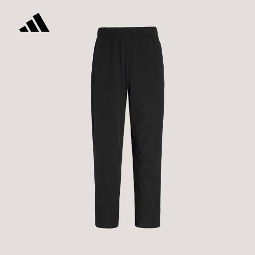 adidas阿迪达斯防风运动裤2026春男抽绳修身直筒梭织长裤 KR2539