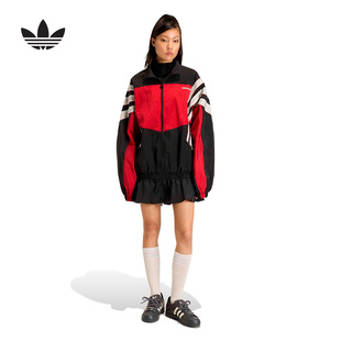 adidas阿迪达斯三叶草夹克新款SANTIAGOTT运动健身梭织外套KC9134