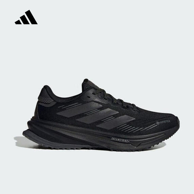 adidas阿迪达斯2025秋女SUPERNOVA RISE GTX黑色跑步鞋 JP7764
