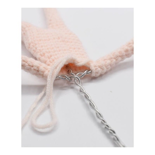 包胶铁丝帽檐服装造型玩偶定型条过塑铝线 diy包塑铝丝