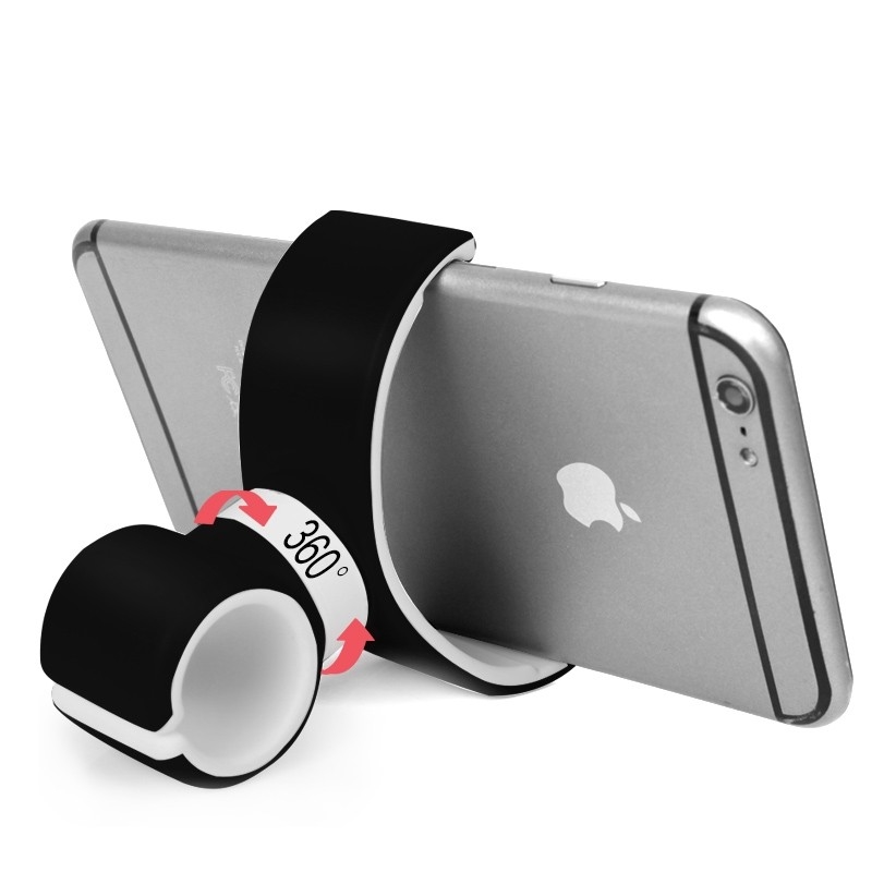 汽车方向盘手机夹车载手机架车用便携式手机支架固定在方向盘上跨