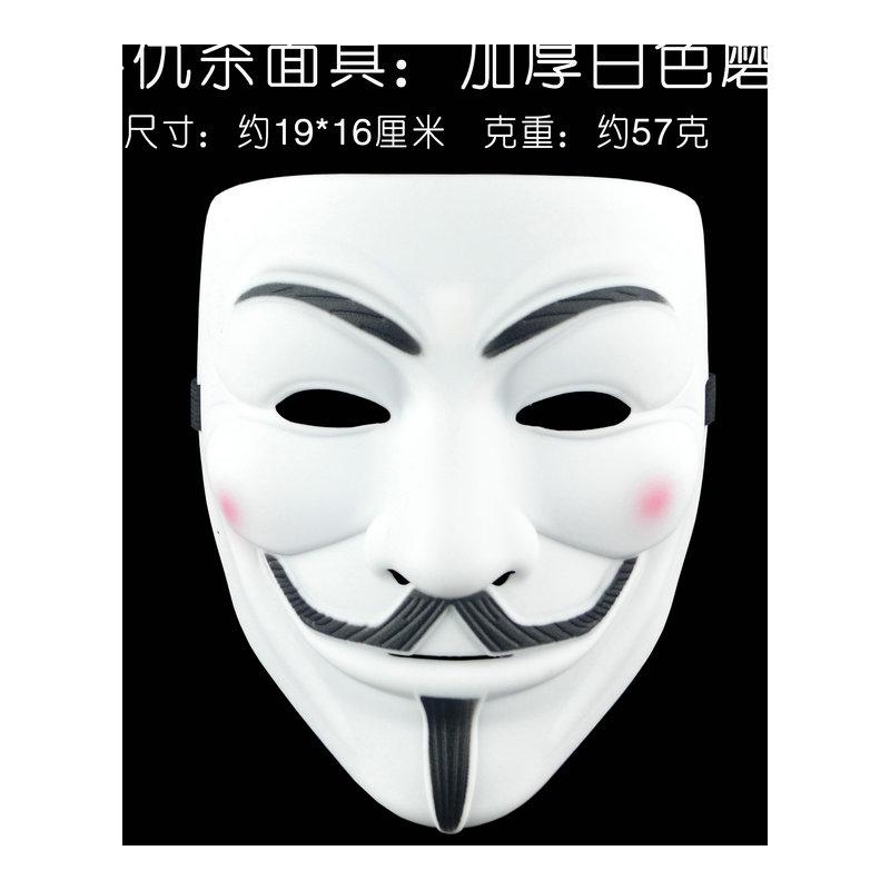 V字仇杀面具表演怪客队演出鬼脸