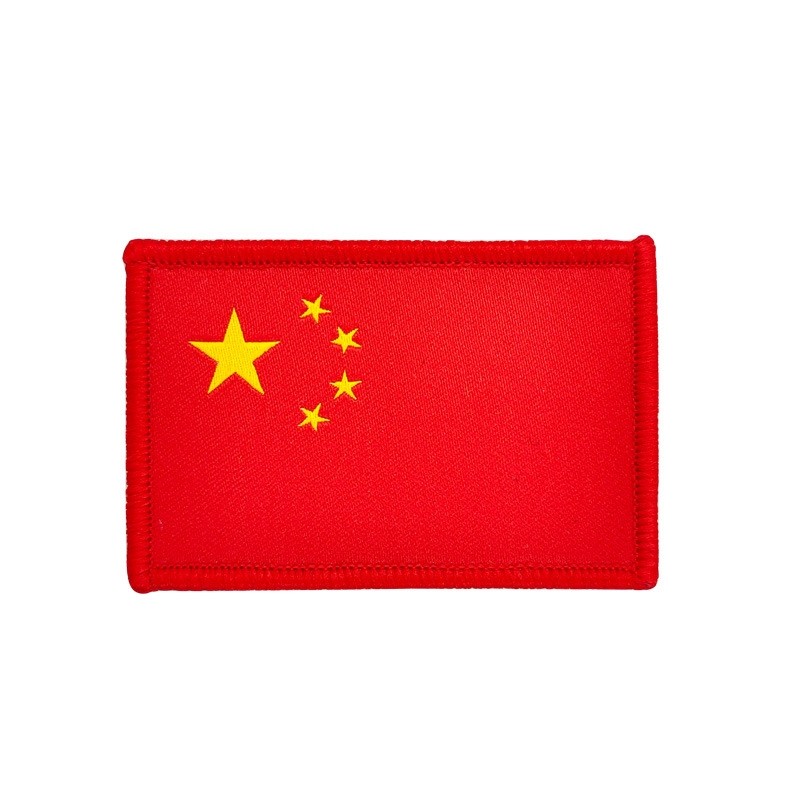 国旗 PVC橡胶魔术贴户外个性士气臂胸肩章防水户外战术装饰背包贴