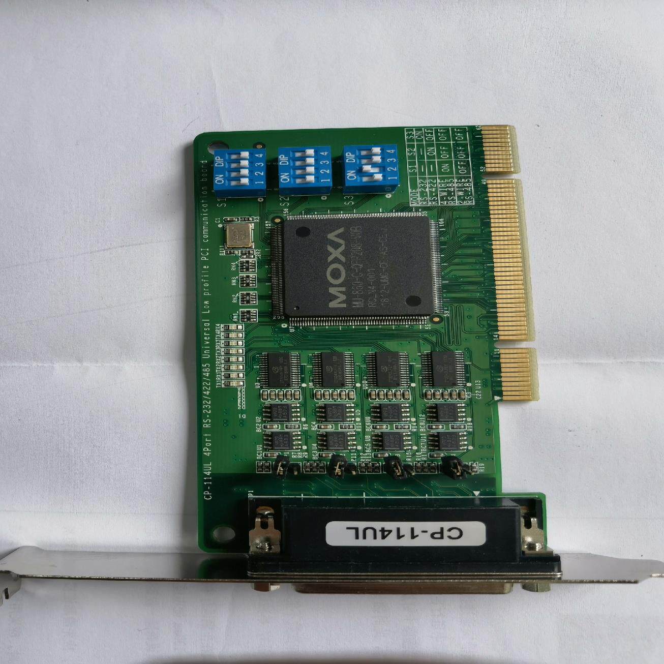 议~摩莎MOXA CP-114UL 4口PCI串口卡 RS-23
