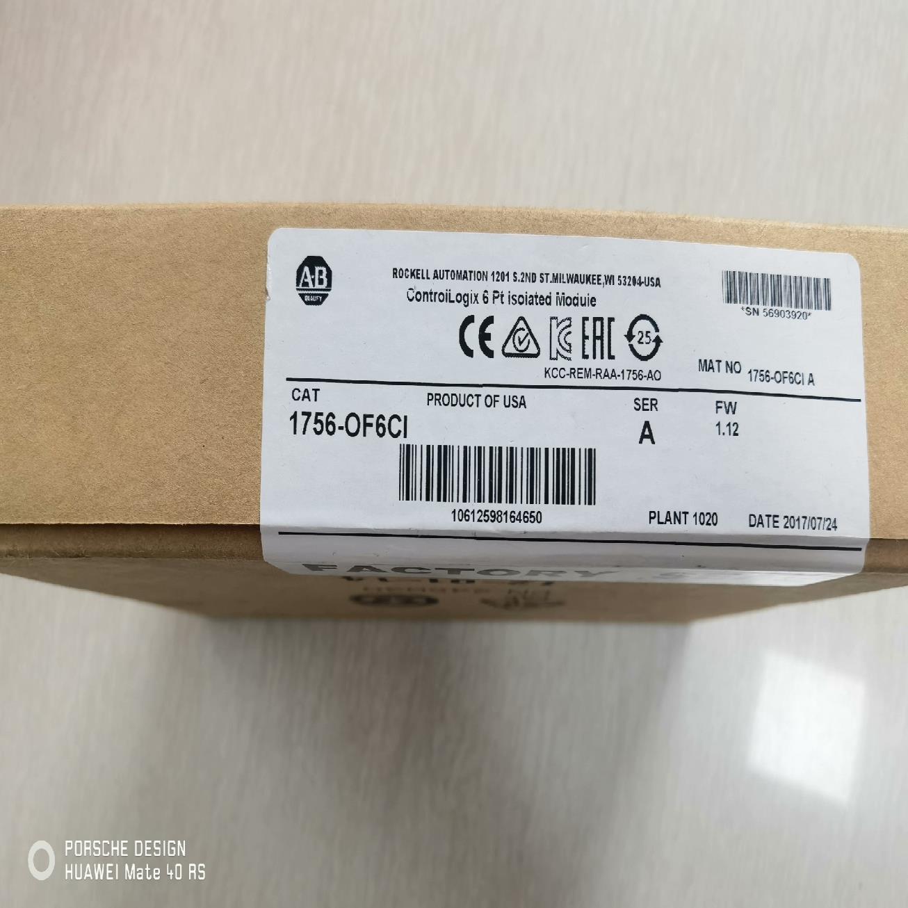 1756-OF6CI  AB 罗克韦尔 原标正品！ 全新未拆~议价