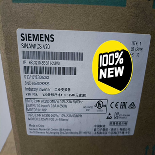 2uv0 5bb11 v20工业变频器6sl3210 议