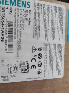 交流接触器3RT5054-1AP36电压交议价
