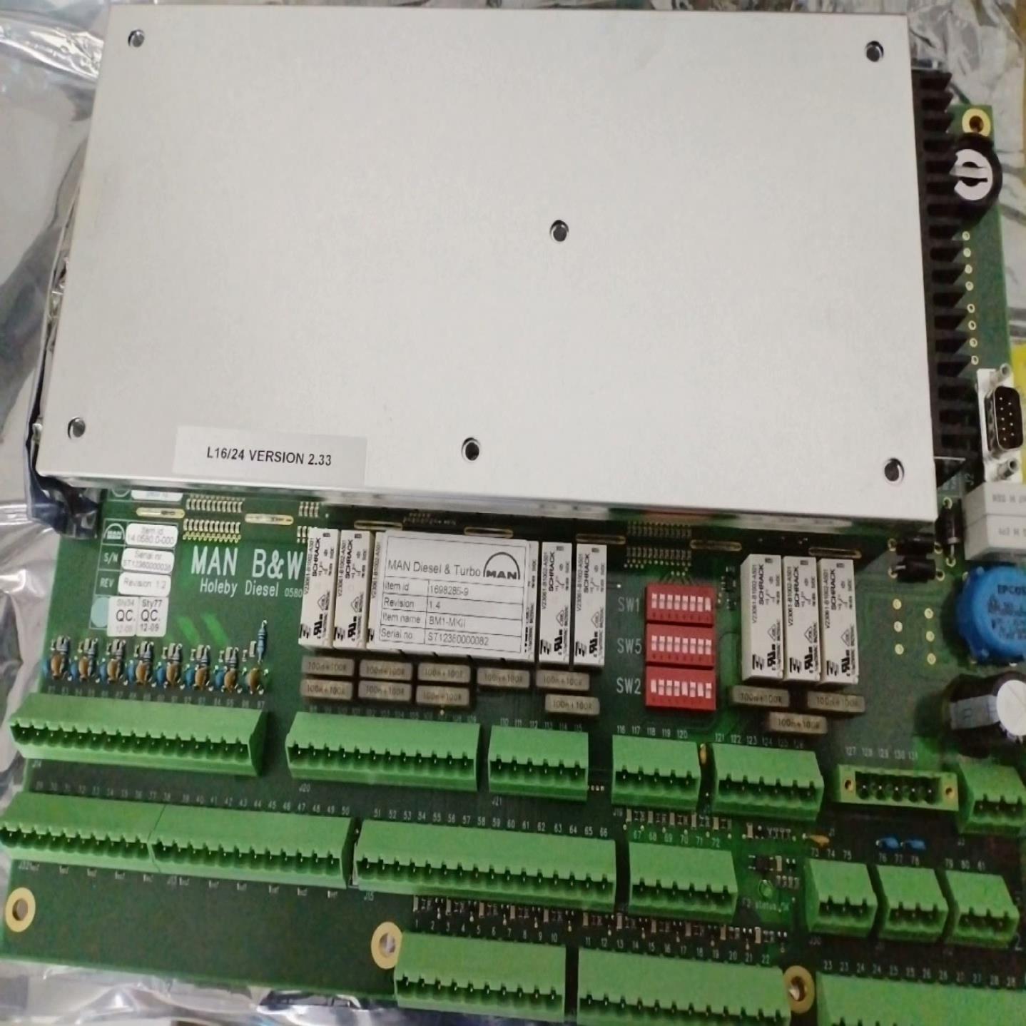 议~MAN 1698285-9,REV1.4全新原厂件现货带包装