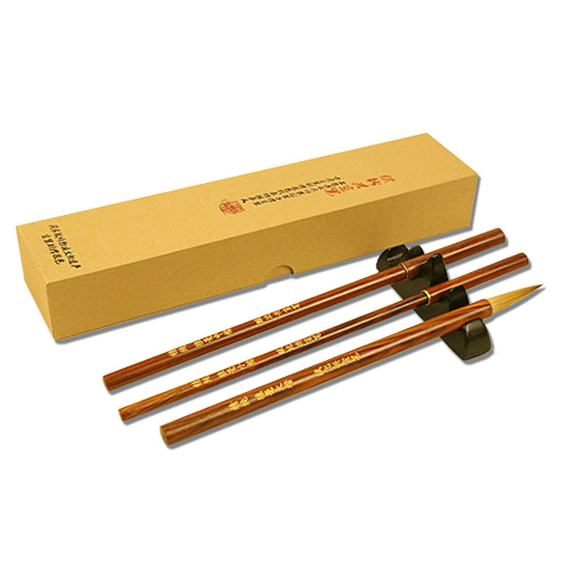 赋比兴国家非遗佘征军专业级小楷毛笔高档纯狼毫小楷专用作