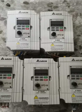 台达变频器VFD004M21A，VFD007M21A成色如图~议价