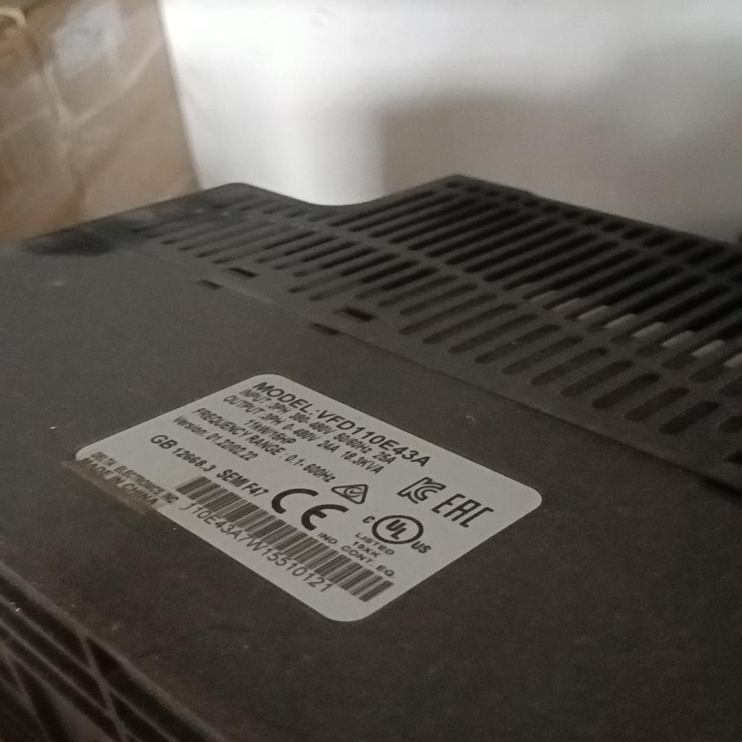 【汇生】台达变频器，11千瓦。型号：vfd110e43A，拆机下来的【议