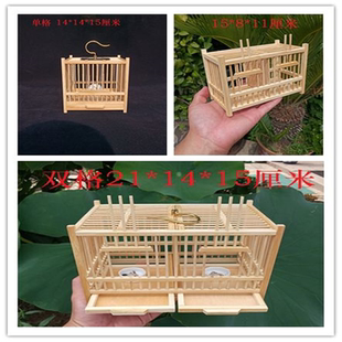 竹制大号蝈蝈笼包邮带配件带挂钩鸣虫爬虫工具笼竹子蝈蝈笼子