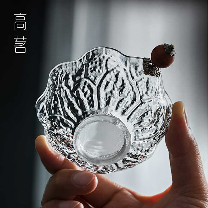 玻璃茶滤公道杯一体套装泡茶器茶叶过滤网茶漏斗高档功夫茶具配件
