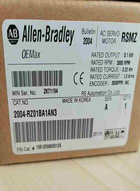2004-RZ01BA1AN3AB罗克韦尔伺服电机现议价