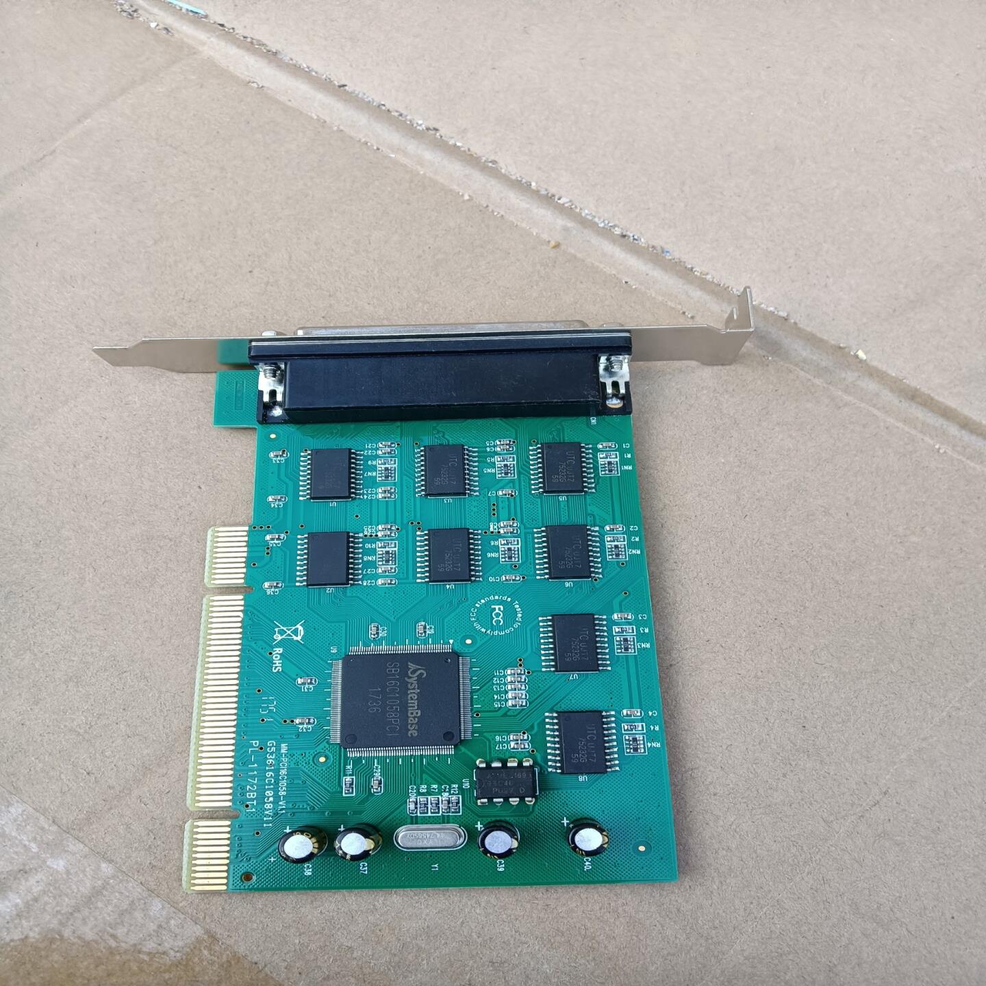 (询价)PCI转8串口卡 送1拖8排线  产品型号：MM-PCI16