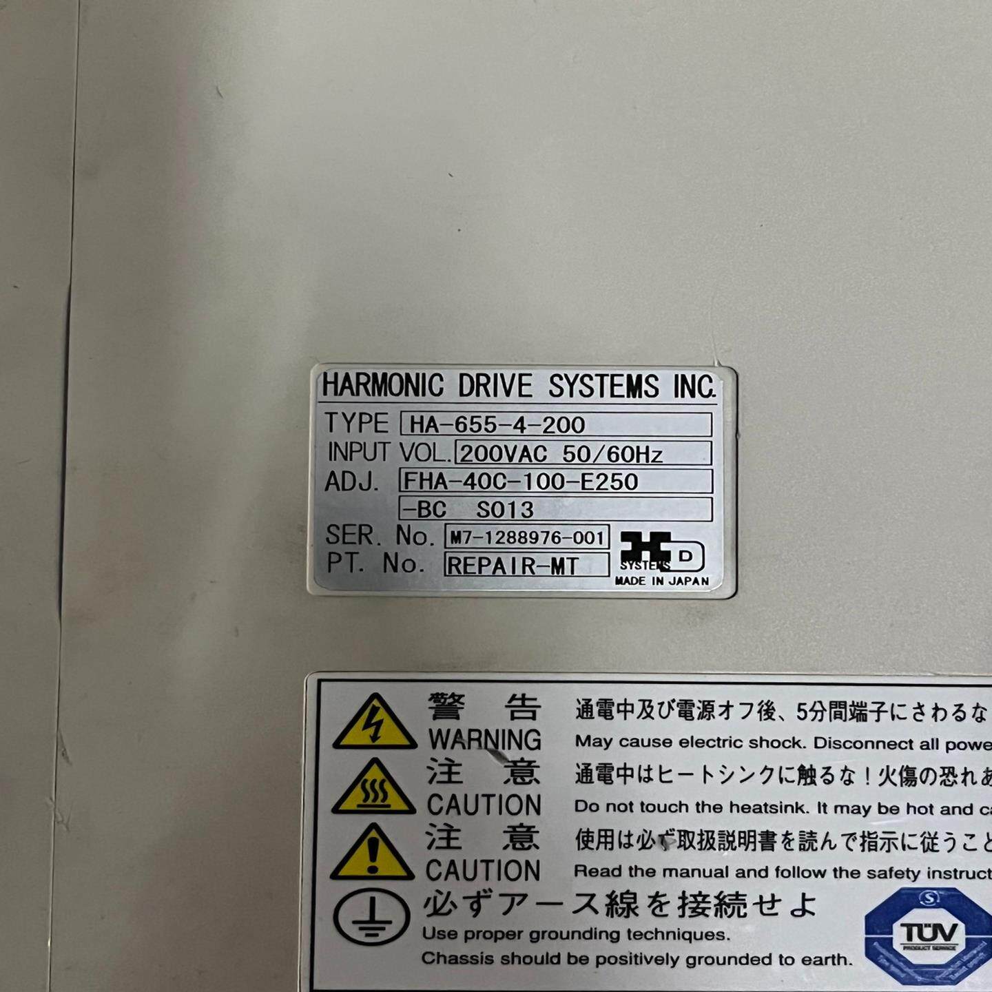HA-655-4-200 HD伺服驱动器~议价