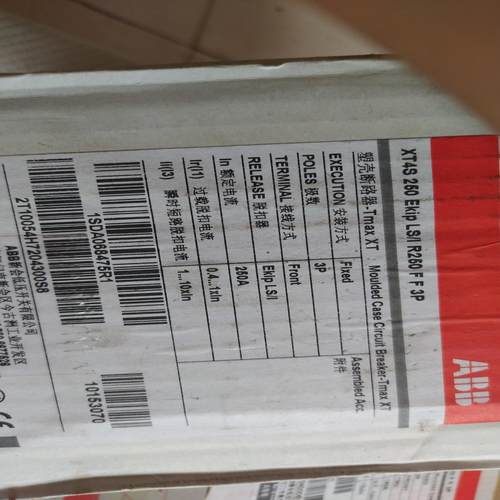 XT4S250XT1N160断路器ABB断路器原装正品现货全新原包装未开封